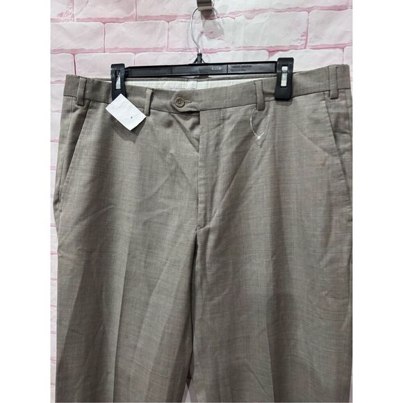 Men's santorelli luxury serge Romeo 100% virgin wool 36x34 office - Picture 2 of 8